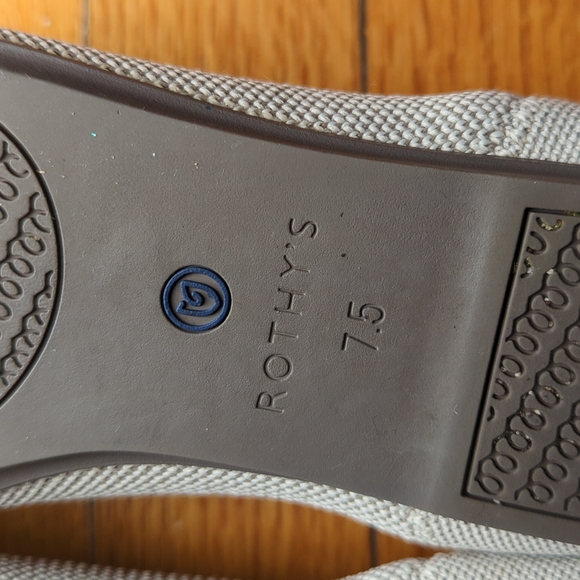 Rothy's The Flat in Birdseye Flax (retired) - Picture 4 of 5